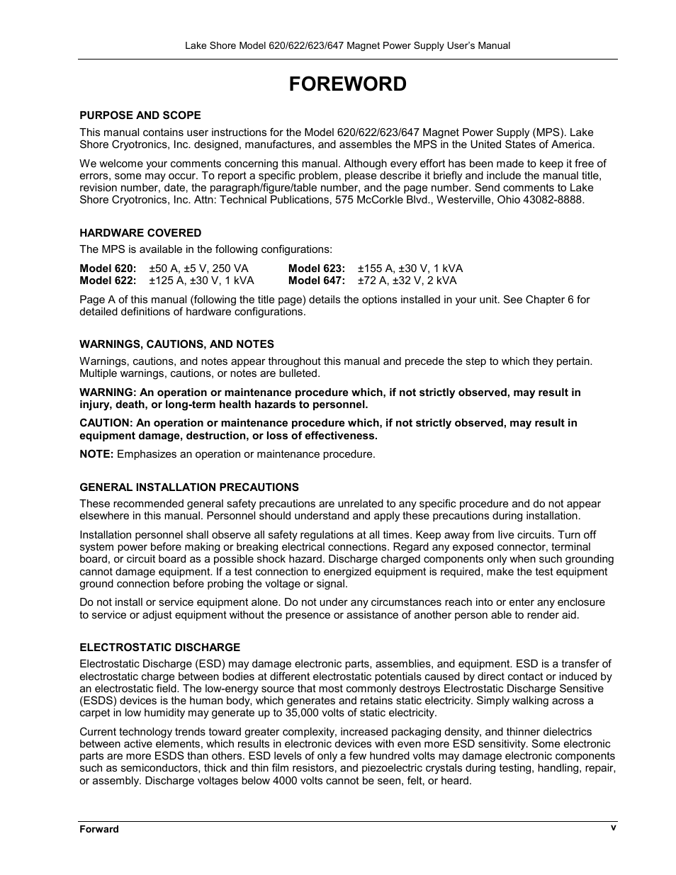 Foreword | Lakeshore Learning  Materials 622 User Manual | Page 7 / 90