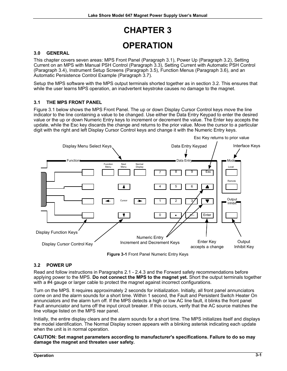 Chapter 3, Operation | Lakeshore Learning  Materials 647 User Manual | Page 27 / 72