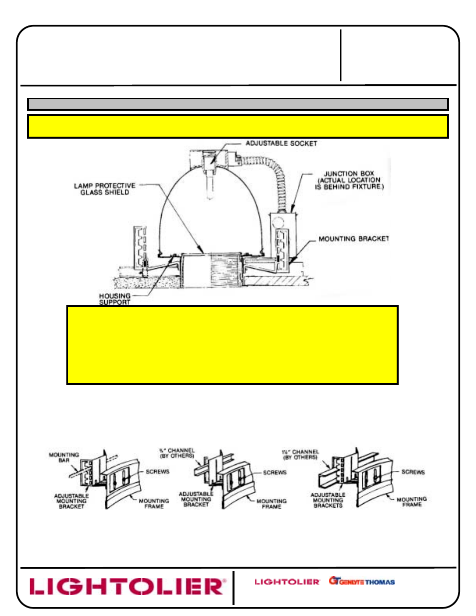 Lightolier A0302 User Manual | 3 pages