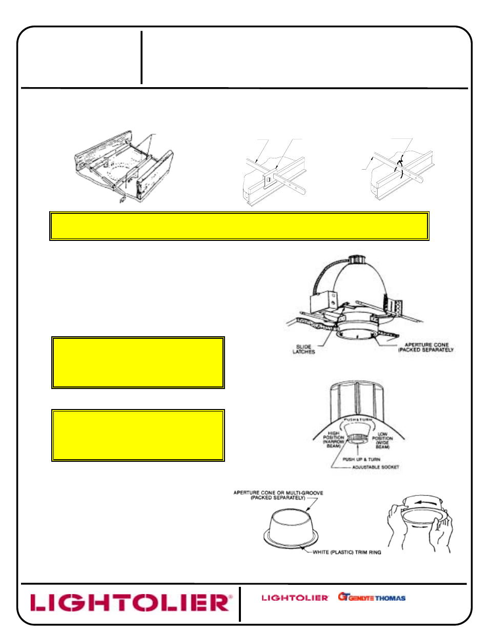 Lightolier A0302 User Manual | Page 2 / 3