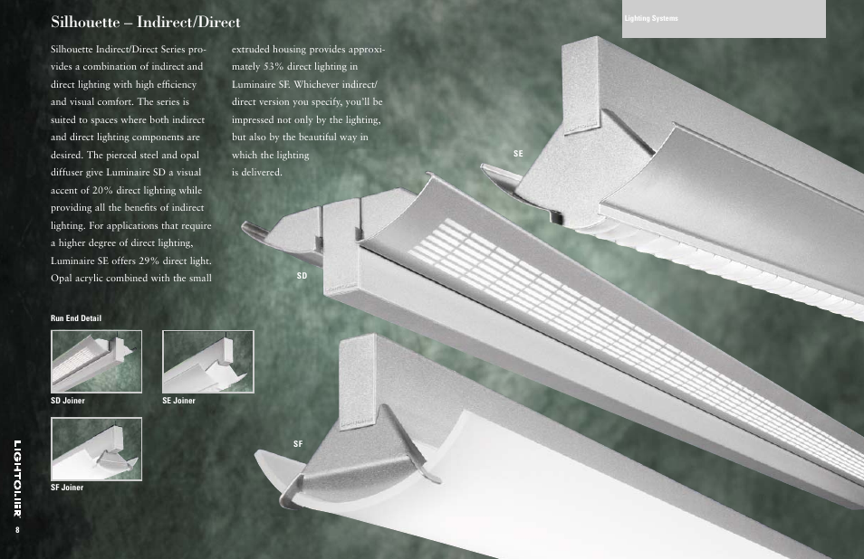 Silhouette – indirect/direct | Lightolier T5 User Manual | Page 5 / 11