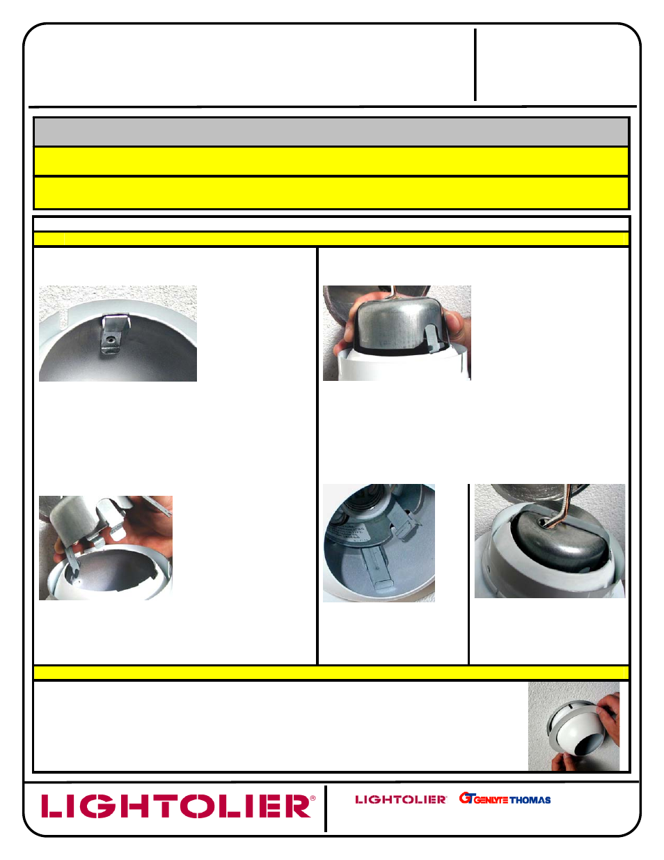 Lightolier 1088WH User Manual | 1 page