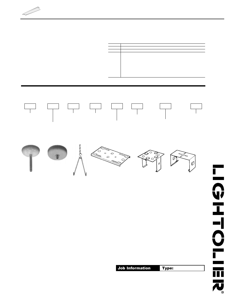 Kw series sl, Kw industrial sl solid top fluorescent, Kw 2 | Photometry, Options & accessories, Specifications, Specifications (continued), Ordering information, Job information type, Lightolier | Lightolier Solid Top Fluorescent KW8S296SL120LE User Manual | Page 2 / 2