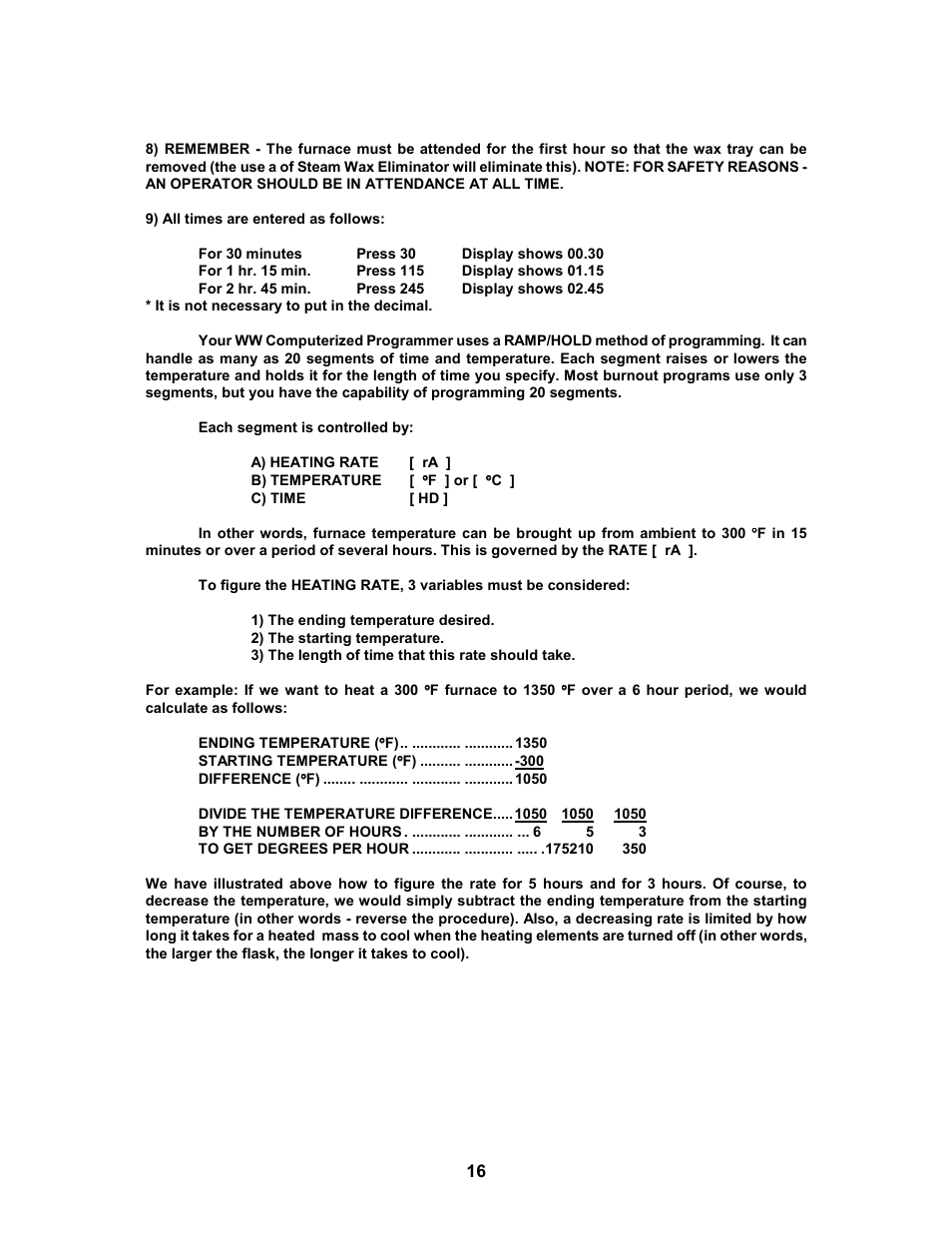 Paragon W18 User Manual | Page 16 / 19