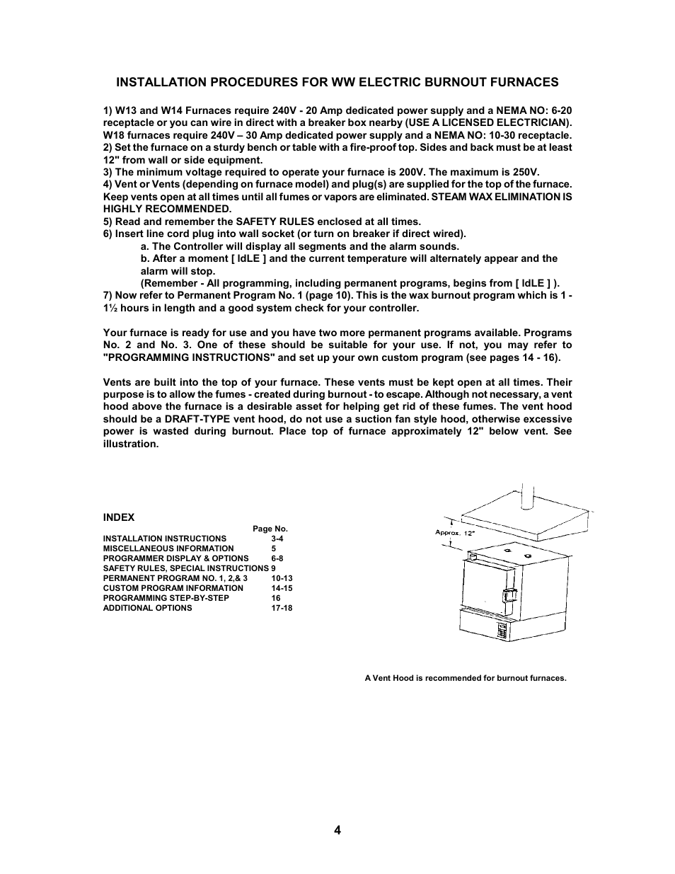 Paragon W18 User Manual | Page 4 / 19