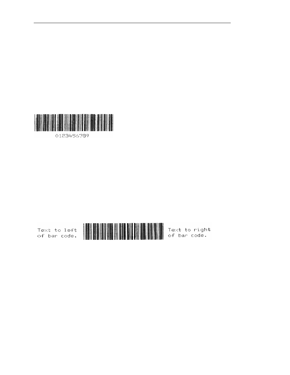 Mixing bar codes and text | Printek 4503 User Manual | Page 152 / 167