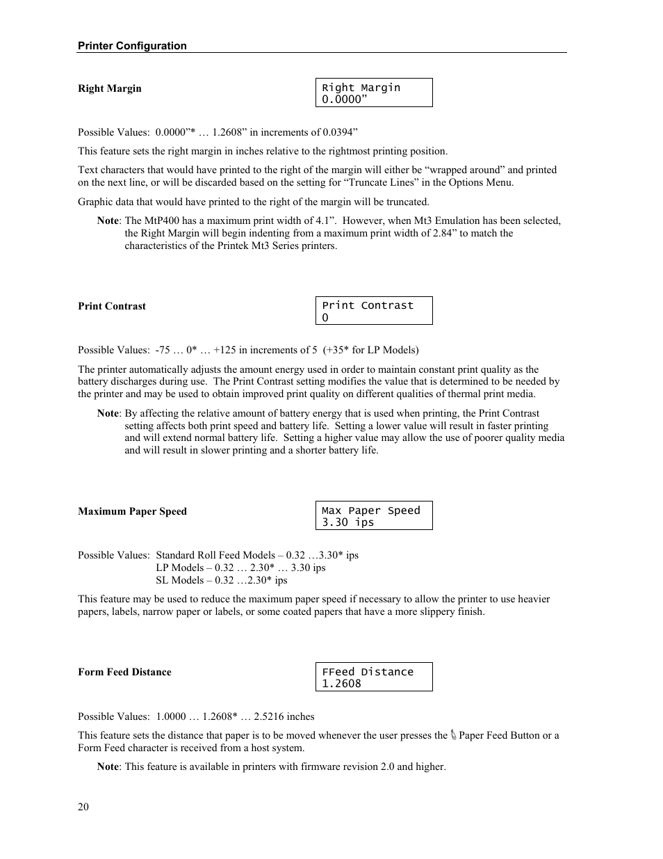 Printek Mobile Thermal MtP400 User Manual | Page 26 / 65