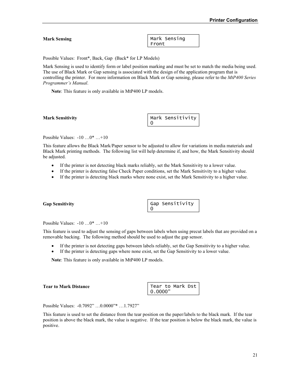 Printek Mobile Thermal MtP400 User Manual | Page 27 / 65