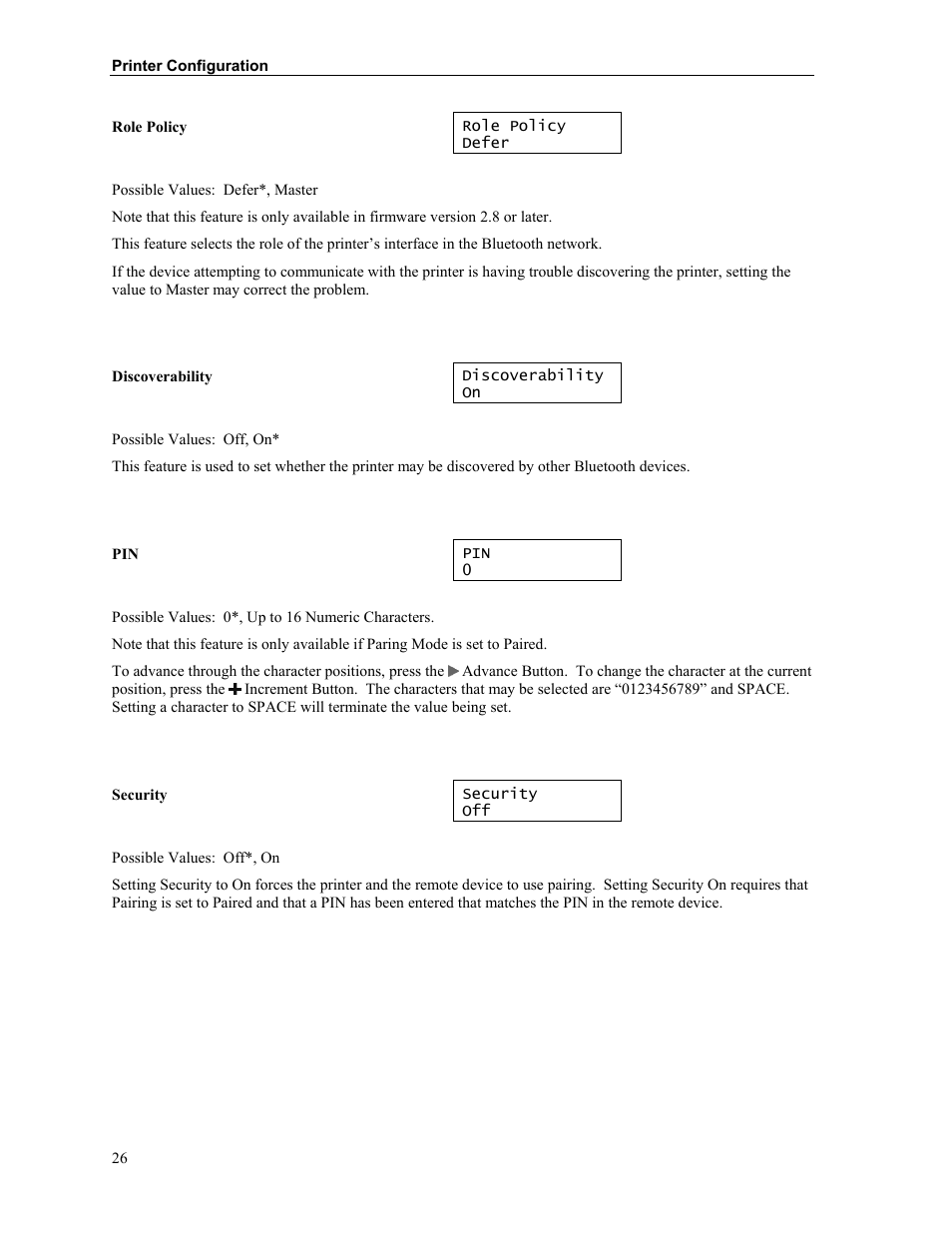 Printek Mobile Thermal MtP400 User Manual | Page 32 / 65