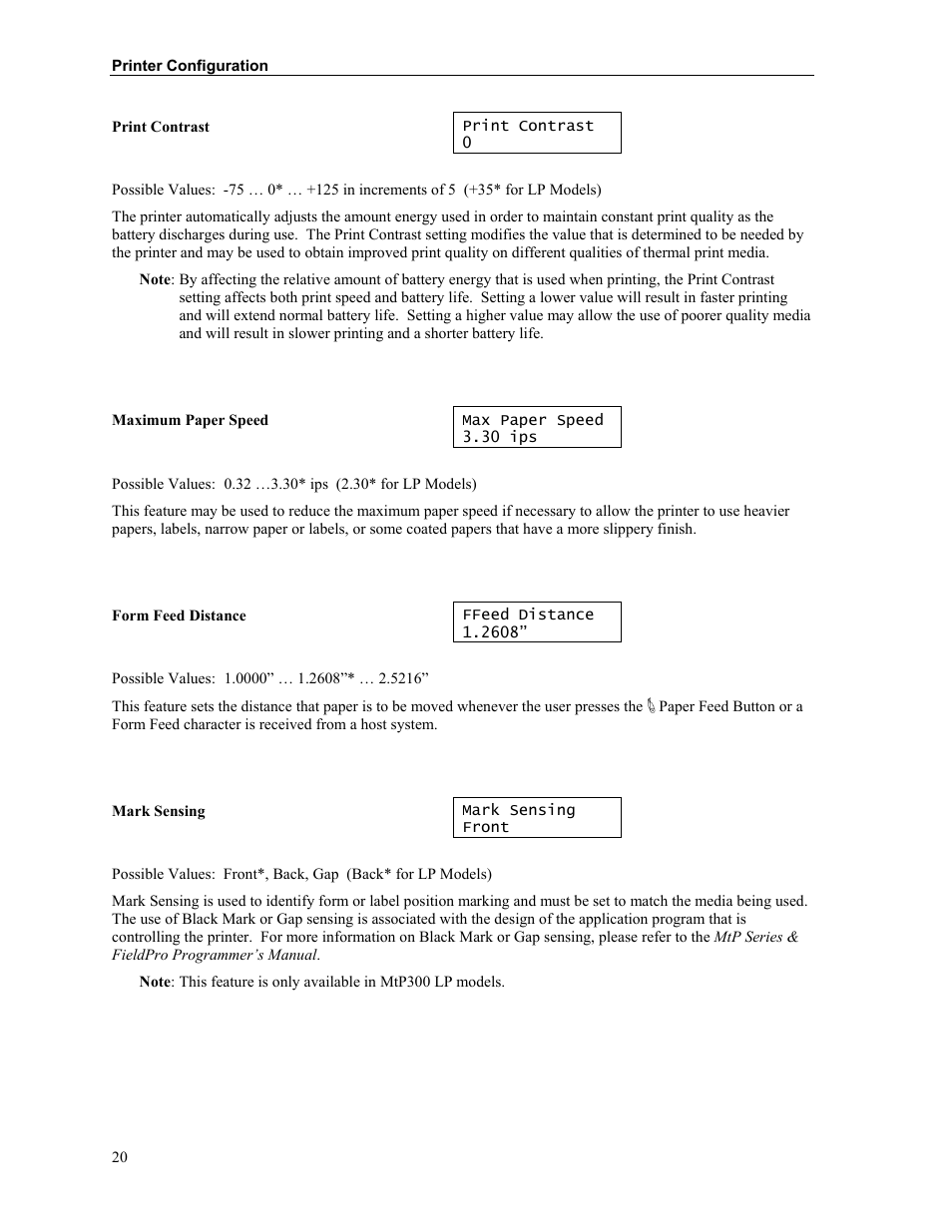 Printek Mobile Thermal MtP300 Series User Manual | Page 26 / 65