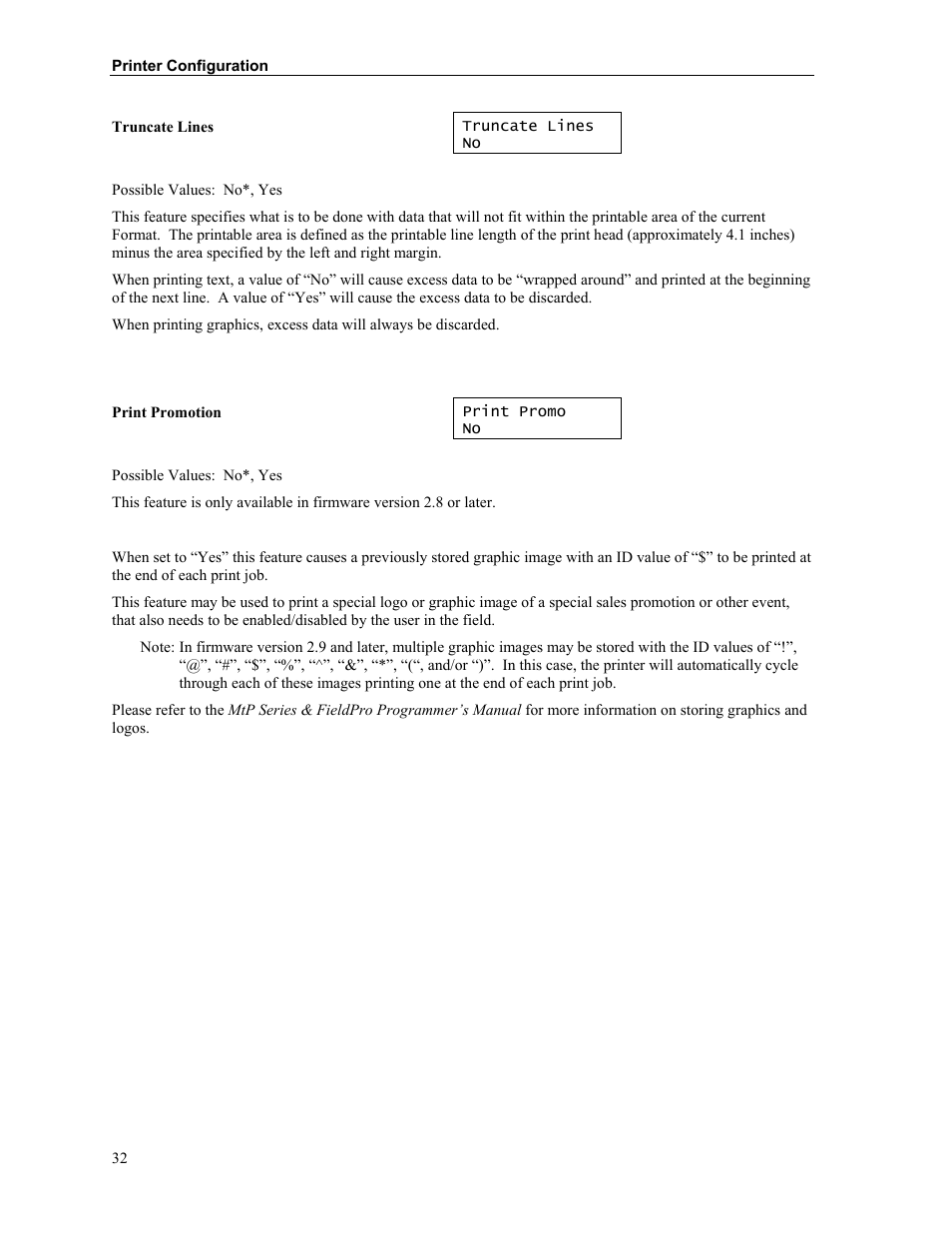 Printek Mobile Thermal MtP300 Series User Manual | Page 38 / 65