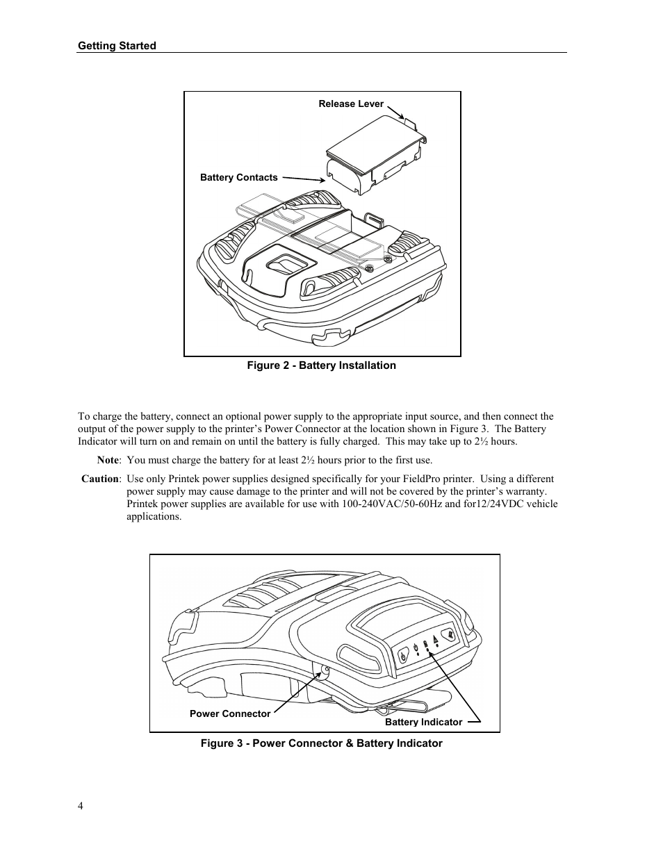 Printek FieldPro RT43 User Manual | Page 10 / 55