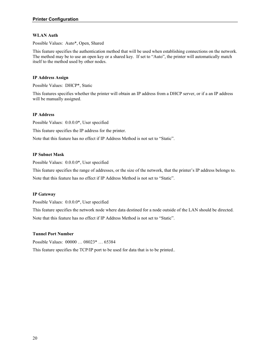 Printek FieldPro RT43 User Manual | Page 26 / 55