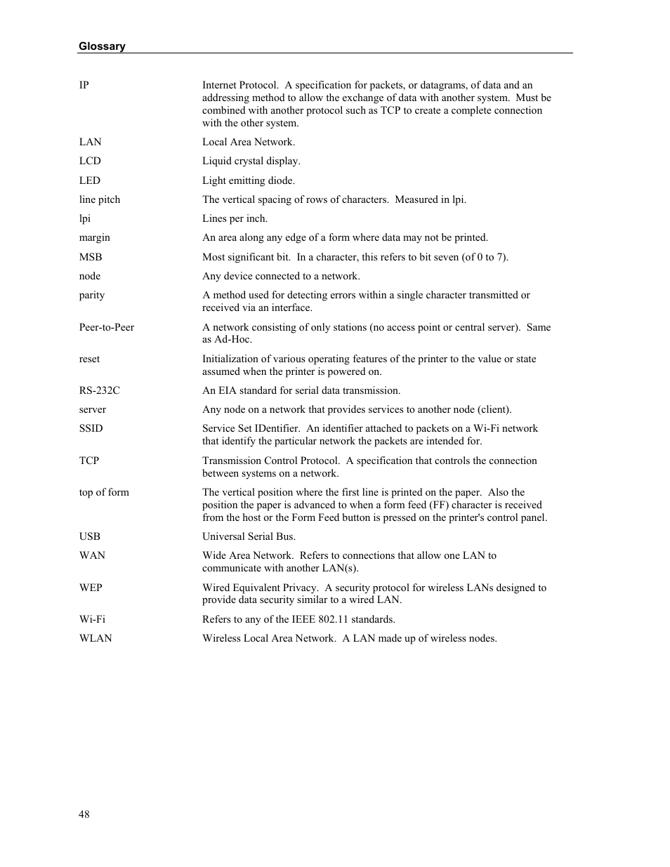 Printek FieldPro RT43 User Manual | Page 54 / 55