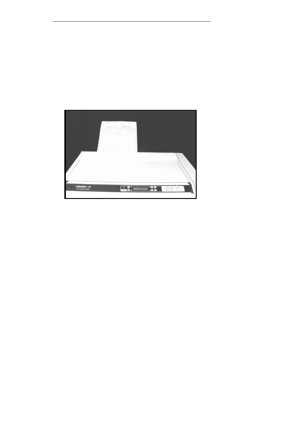 Ejecting and tearing off a form | Printek FORMSMASTER 8000SE User Manual | Page 40 / 127