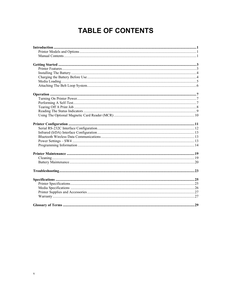 Printek Mt2 Series User Manual | Page 5 / 38
