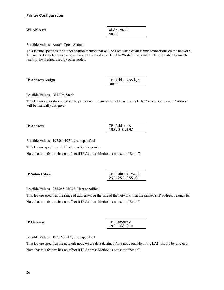 Printek MTP300 User Manual | Page 32 / 63