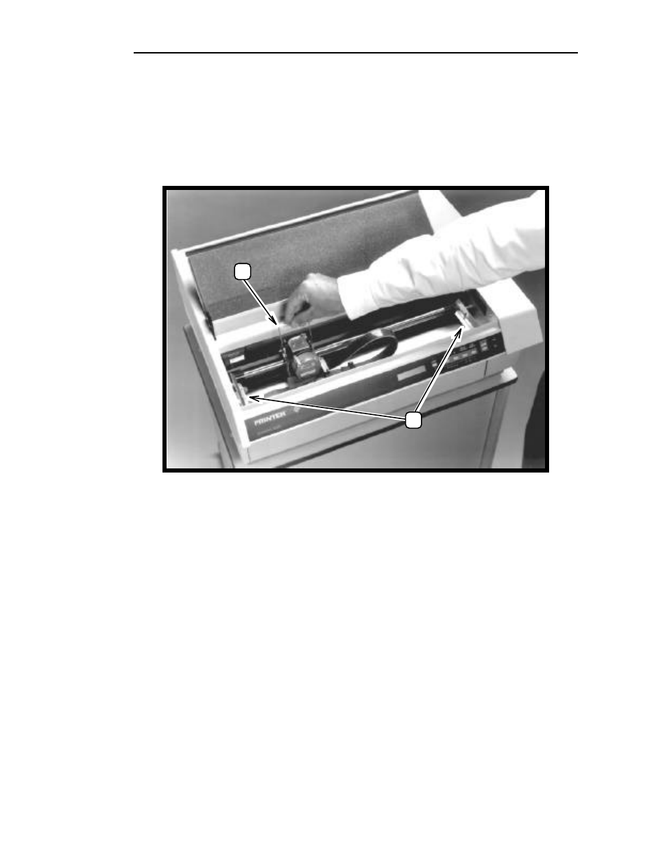 Installing the ribbon | Printek FormsPro 4300 User Manual | Page 9 / 105