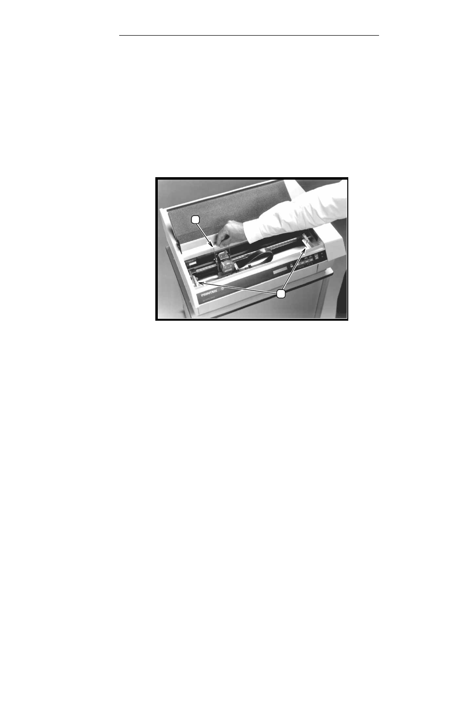 Installing a new ribbon cartridge | Printek 4000se User Manual | Page 41 / 127