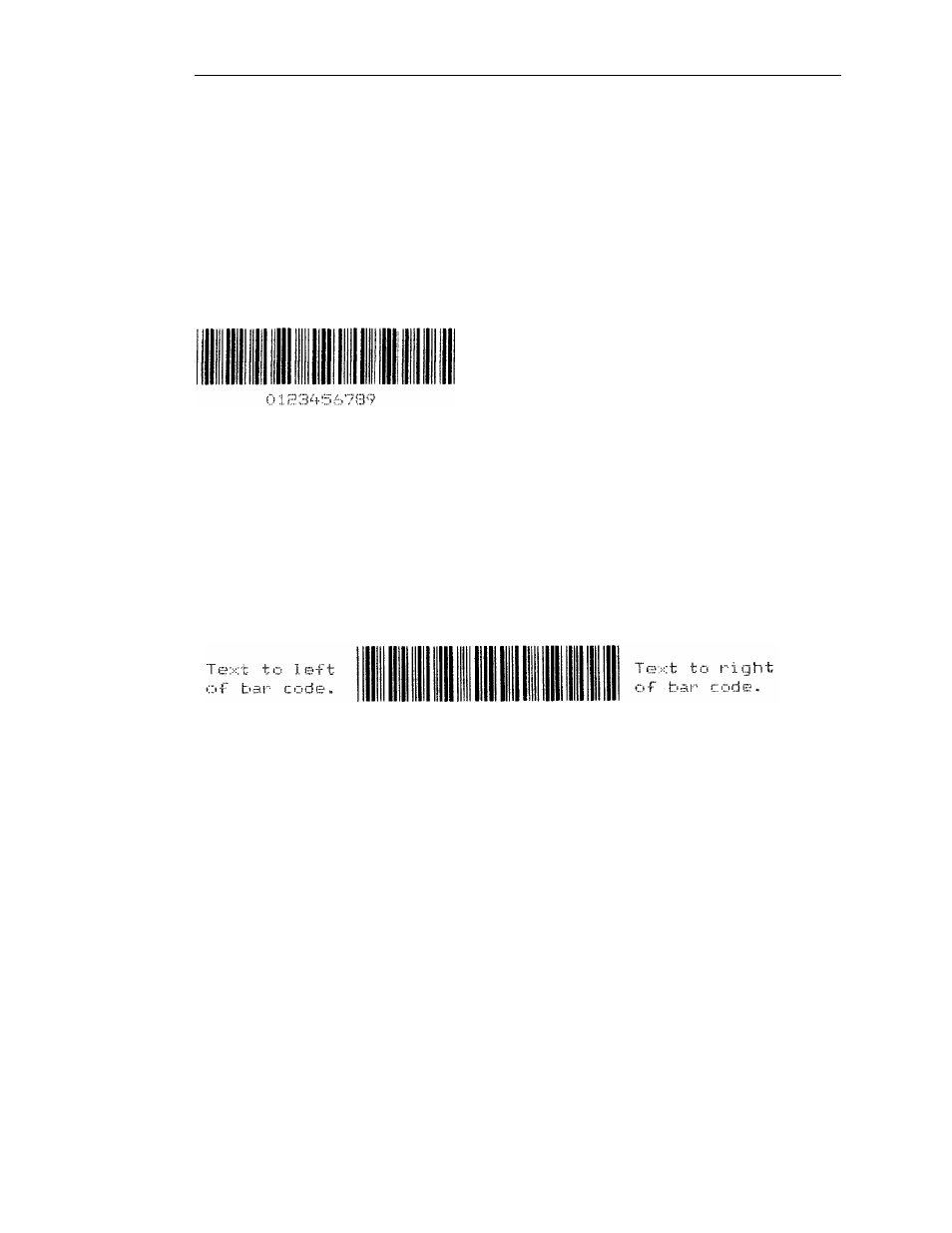 Mixing bar codes and text | Printek FormsMaster 8000 User Manual | Page 137 / 150