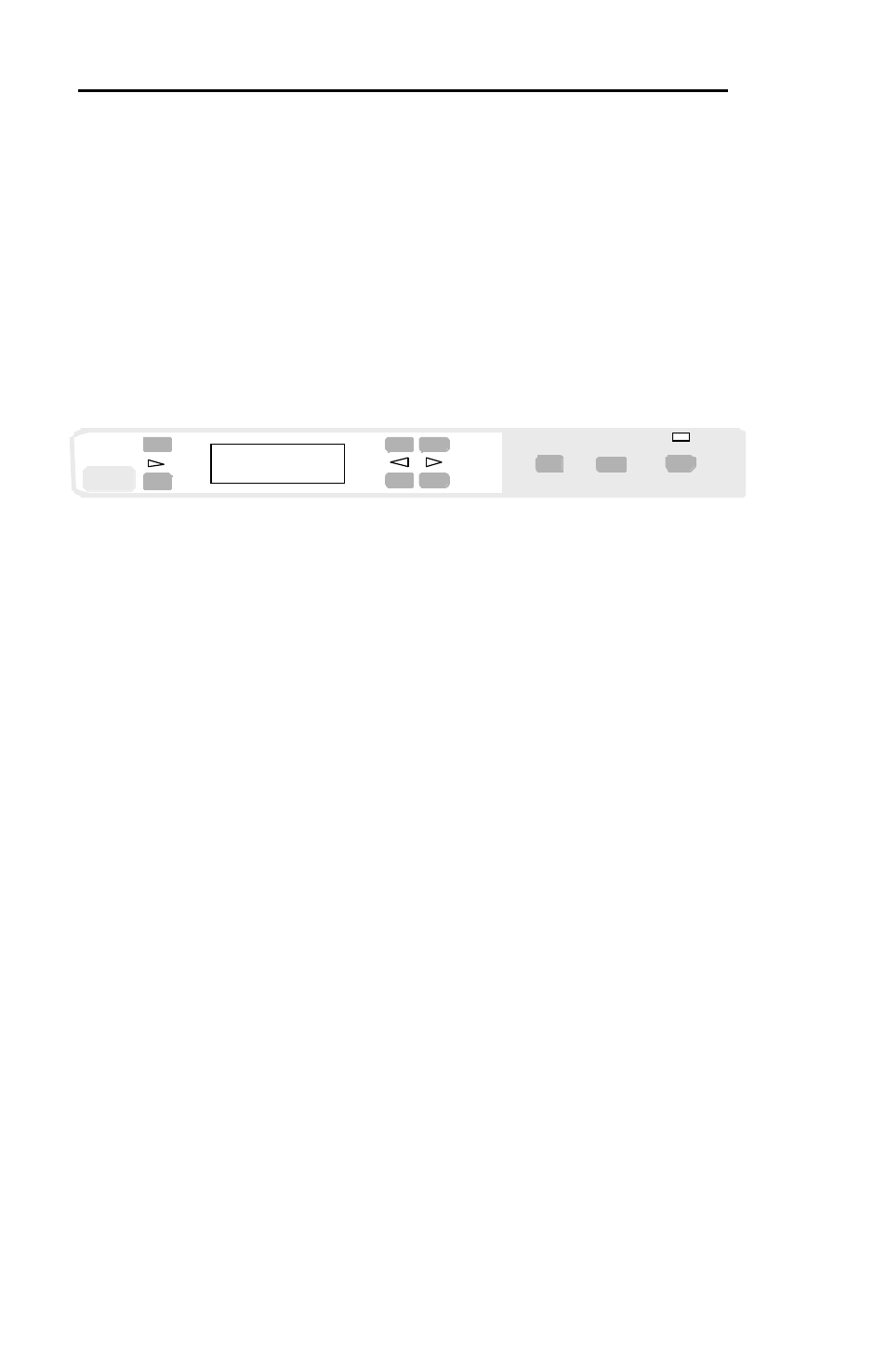 Control panel features, Lcd display and online indicator | Printek 8000 User Manual | Page 26 / 135