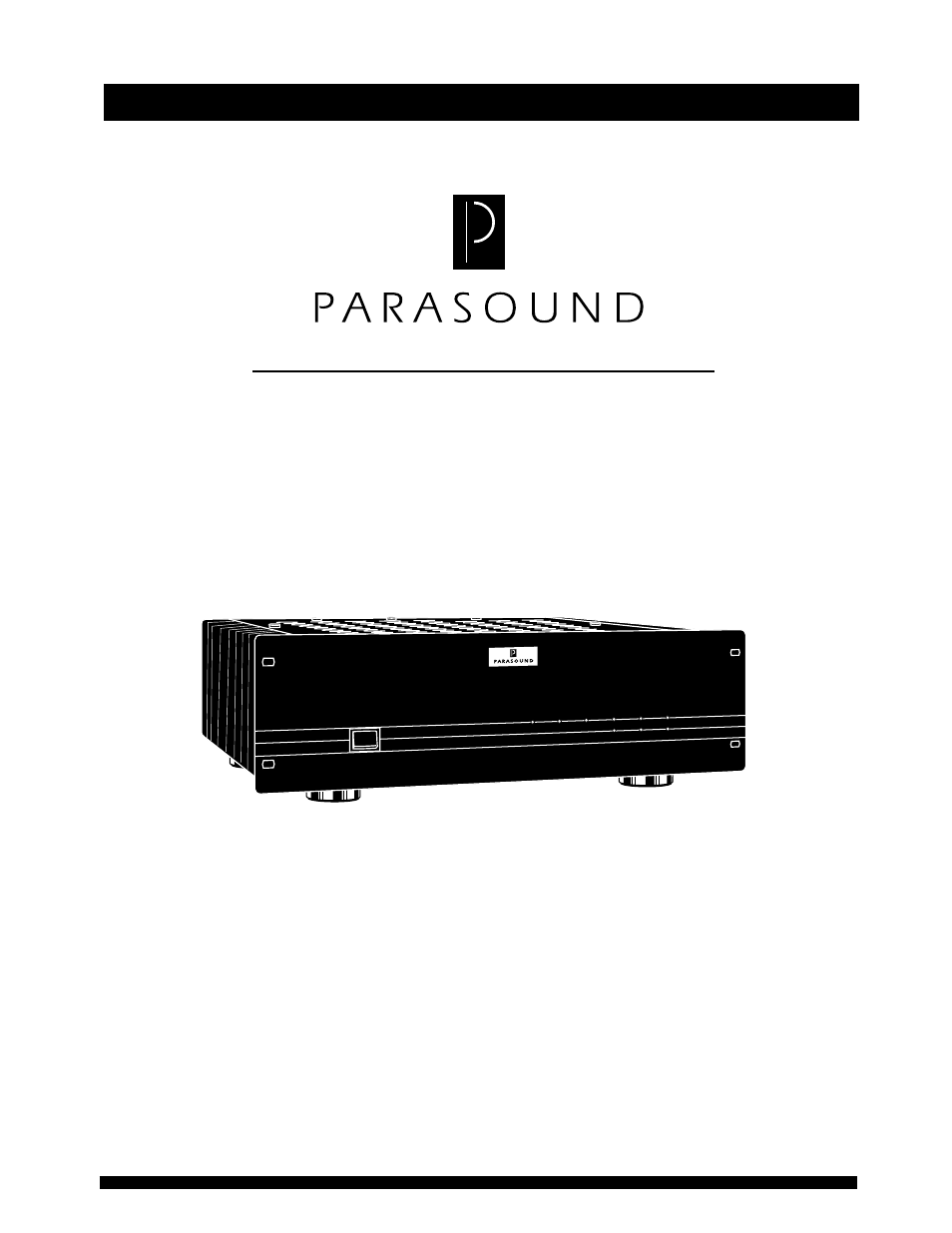 Parasound HCA 806A User Manual | 12 pages