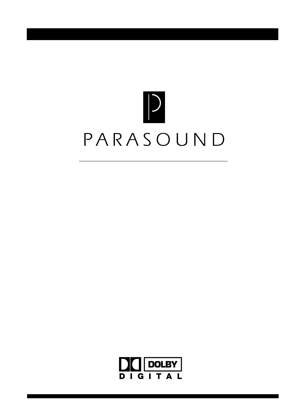 Parasound P/DD-1500 User Manual | 16 pages