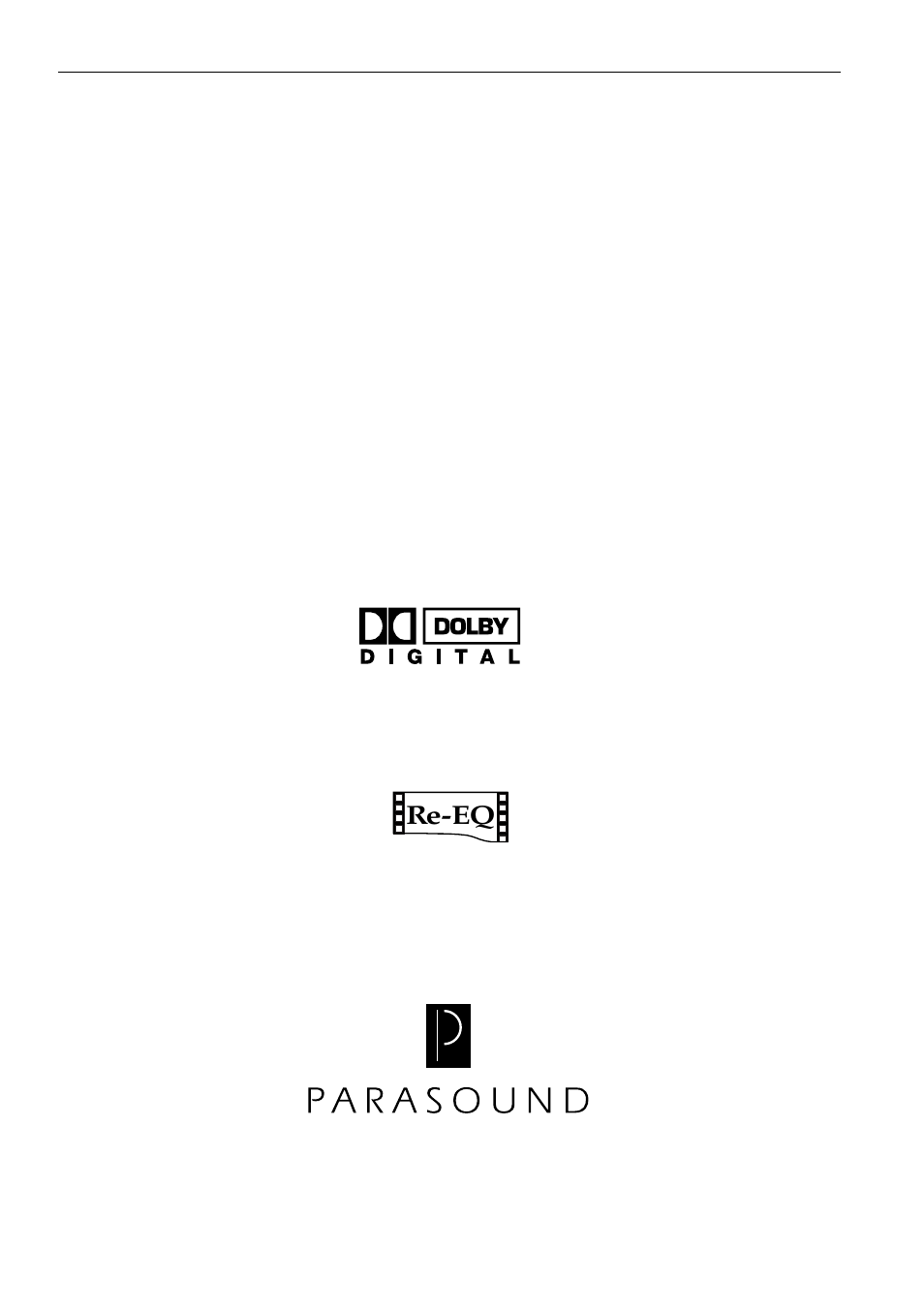 Re-eq | Parasound P/DD-1500 User Manual | Page 16 / 16