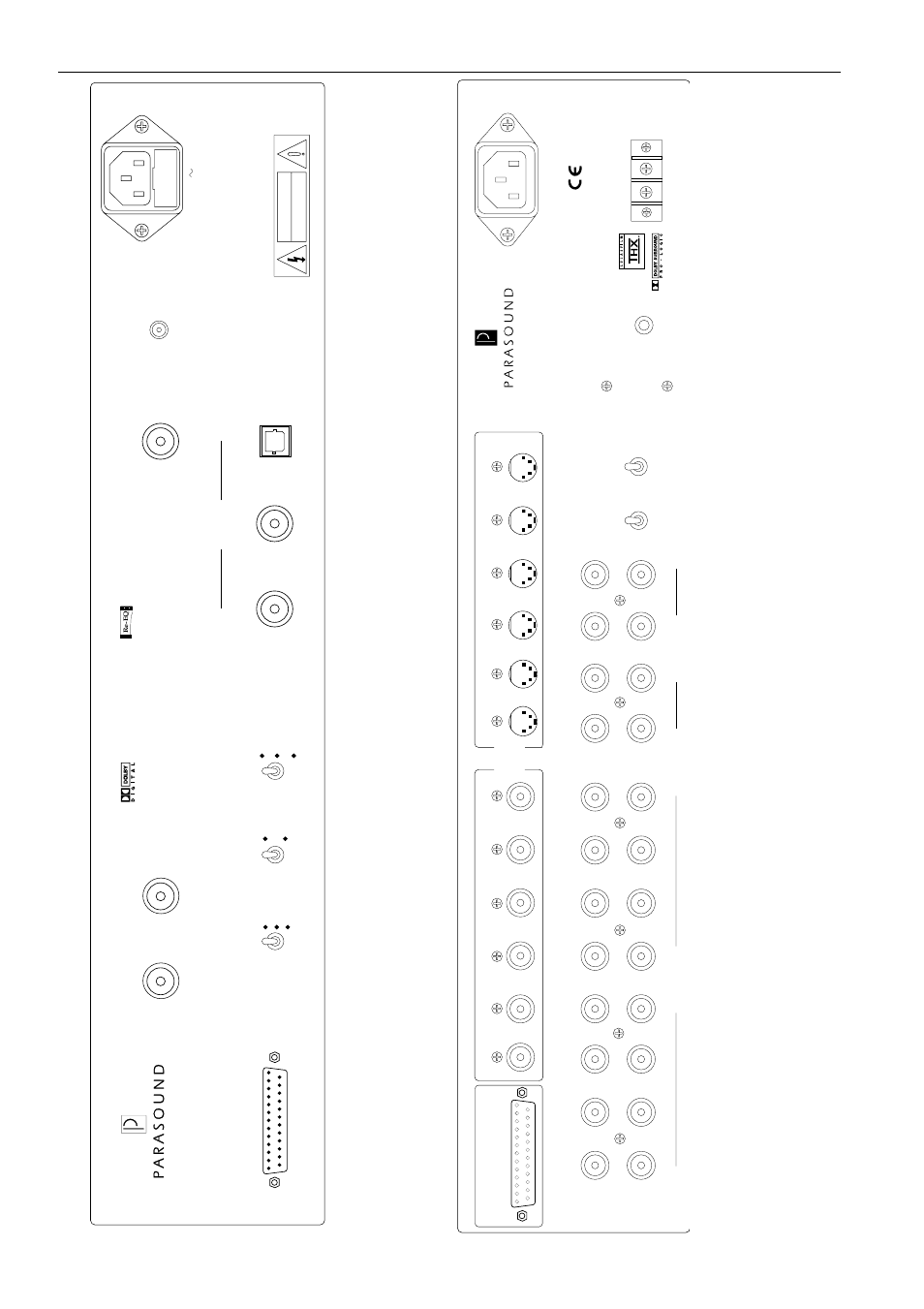 P/dd-1500, Caution | Parasound P/DD-1500 User Manual | Page 4 / 16