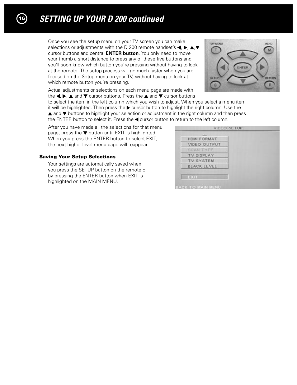 Setting up your d 200 continued | Parasound Model D 200 User Manual | Page 16 / 36
