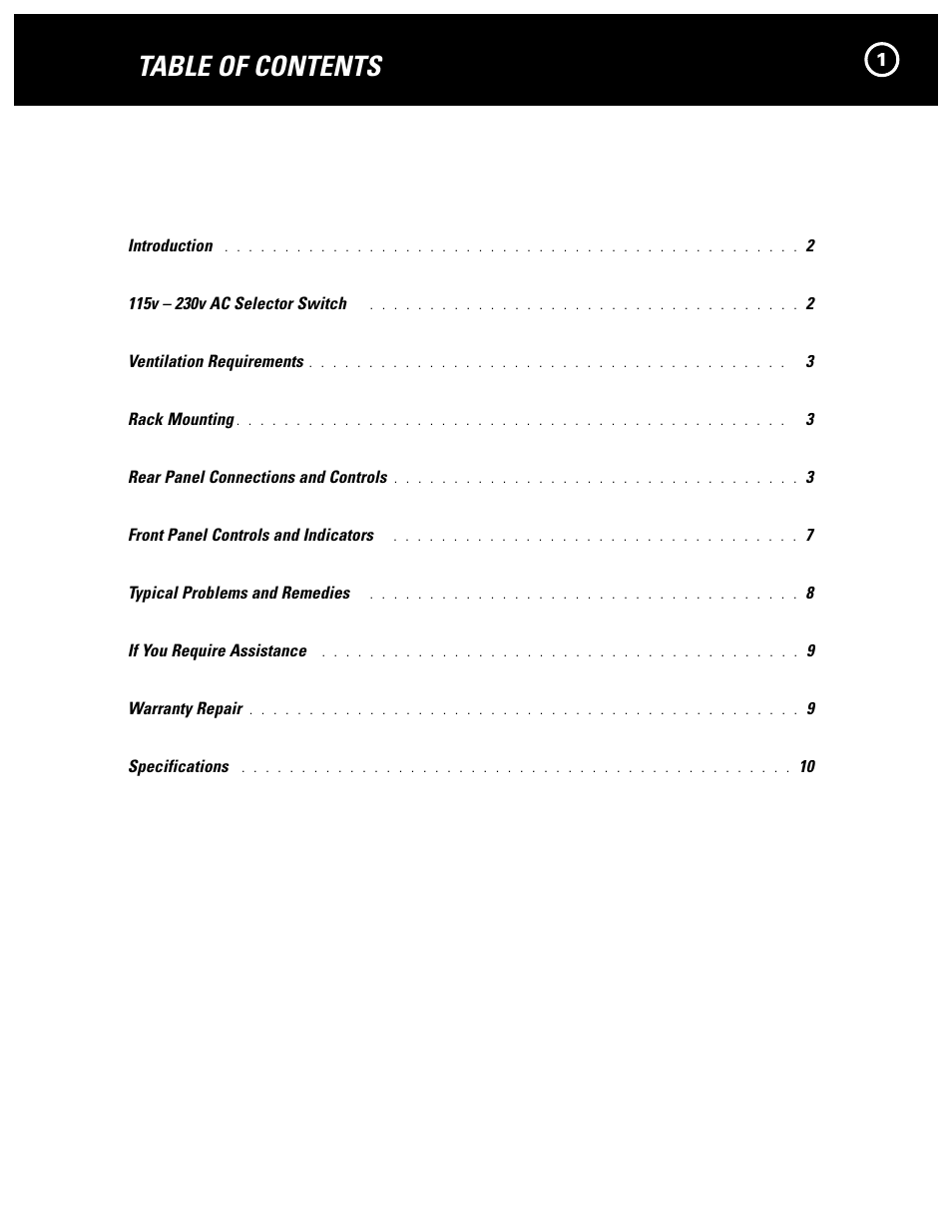 Parasound Zamp v.3 User Manual | Page 3 / 12