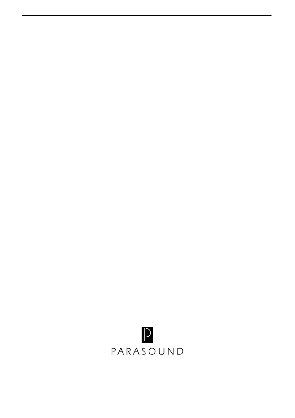 Parasound PAL-280 User Manual | Page 6 / 6