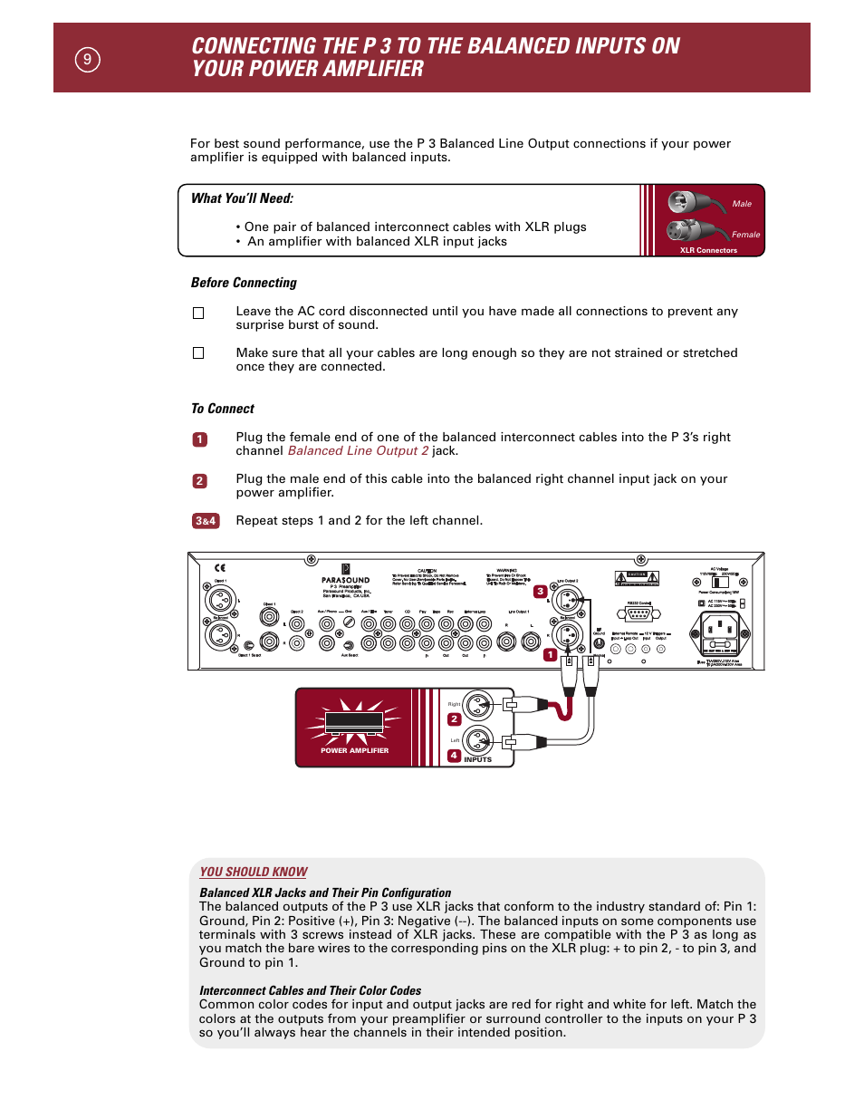 Parasound P 3 User Manual | Page 12 / 28