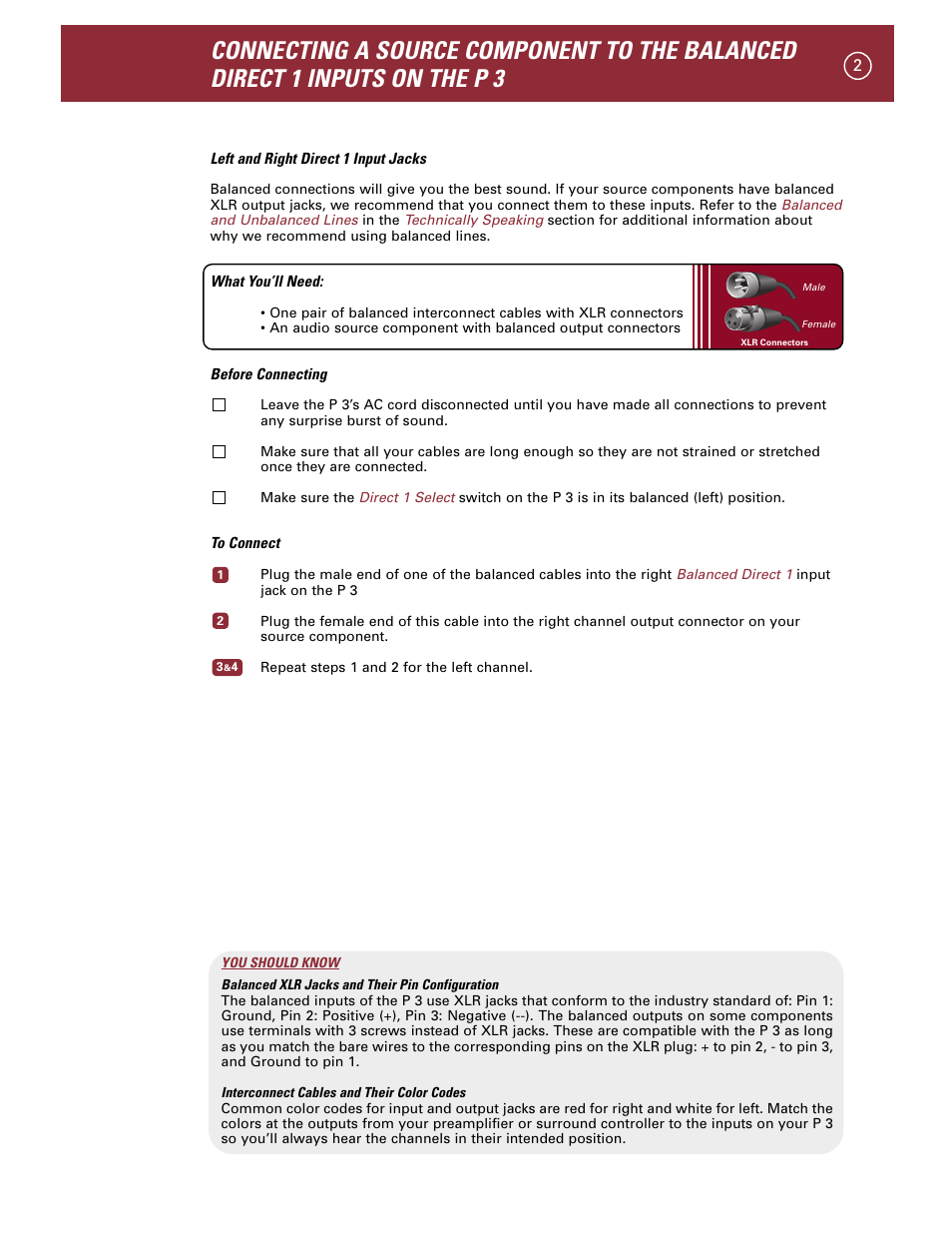Parasound P 3 User Manual | Page 5 / 28