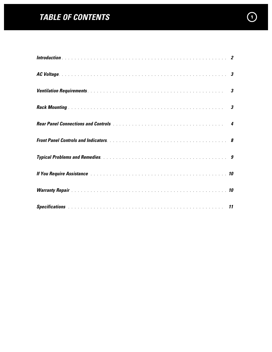 Parasound NewClassic Model 5125 User Manual | Page 3 / 16
