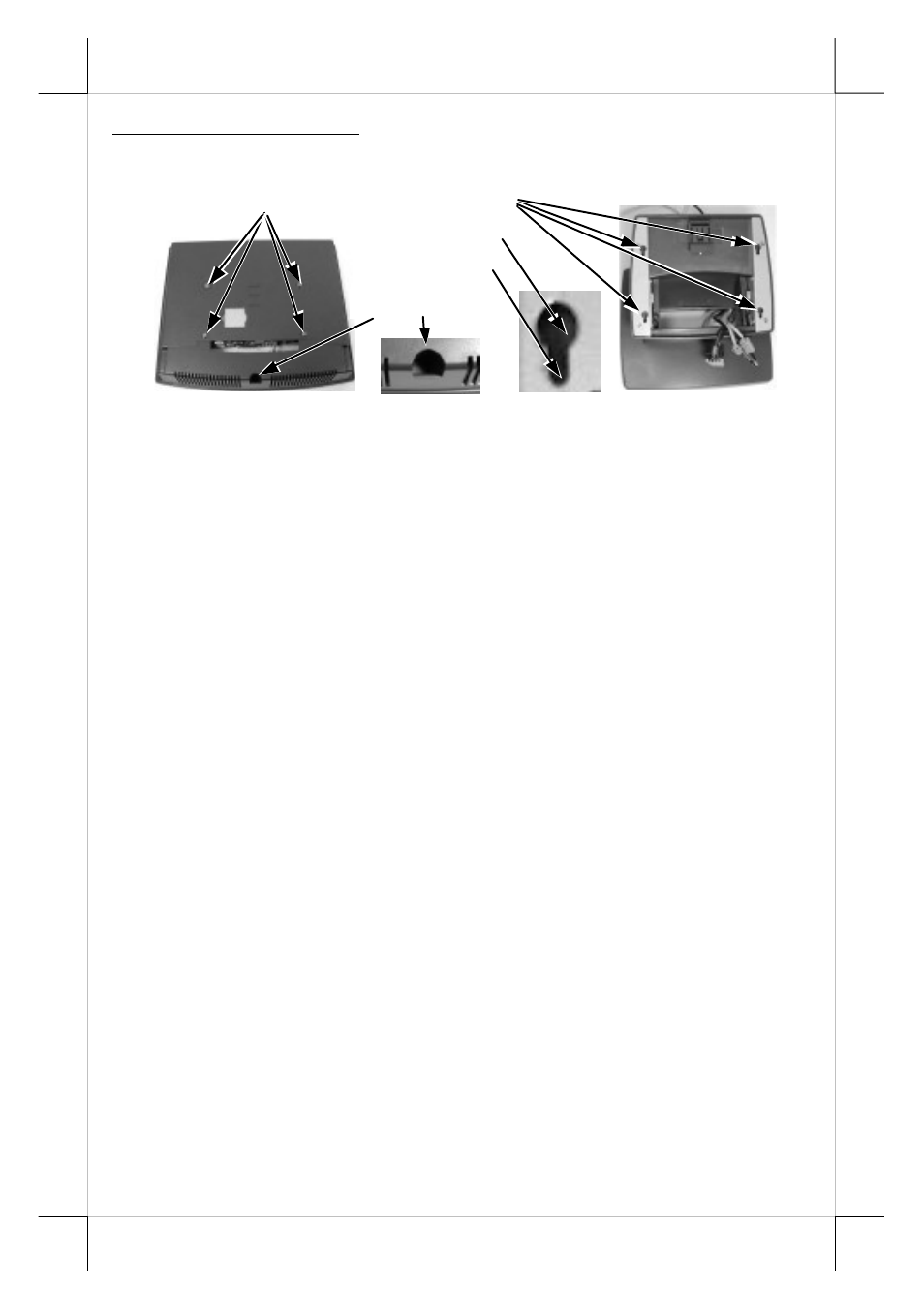 Desktop mounting, Connecting cables | POSIFLEX Business Machines TP/LT- 5600 User Manual | Page 11 / 20