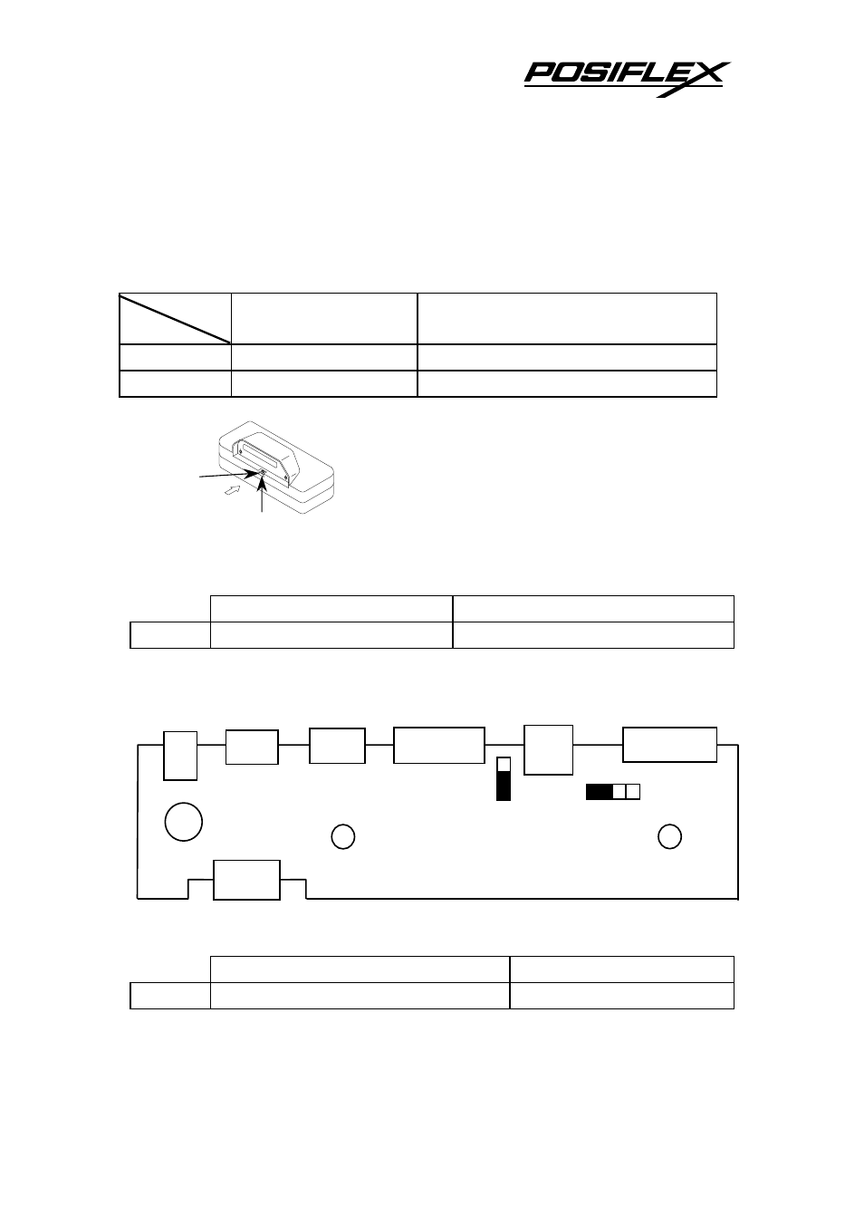 C. dip switch & jumper settings, On control board in display head, On i/o board in base | POSIFLEX Business Machines LCD Customer Display PD-7100 User Manual | Page 12 / 16