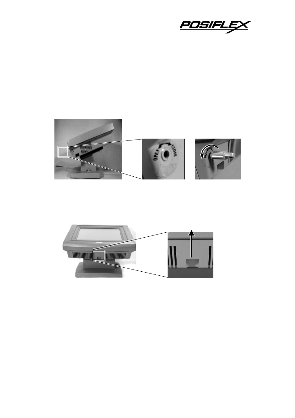 Opening cable cover, Connecting cables | POSIFLEX Business Machines JIVA TP-5700 User Manual | Page 19 / 28