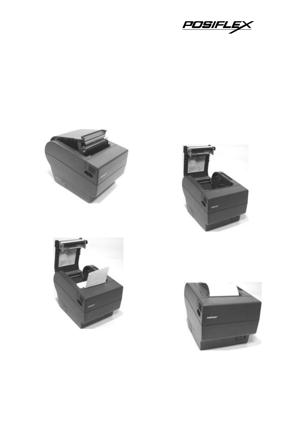 Ii. quick start-up, Loading paper, Desk top application | POSIFLEX Business Machines PP7700 Series User Manual | Page 11 / 44