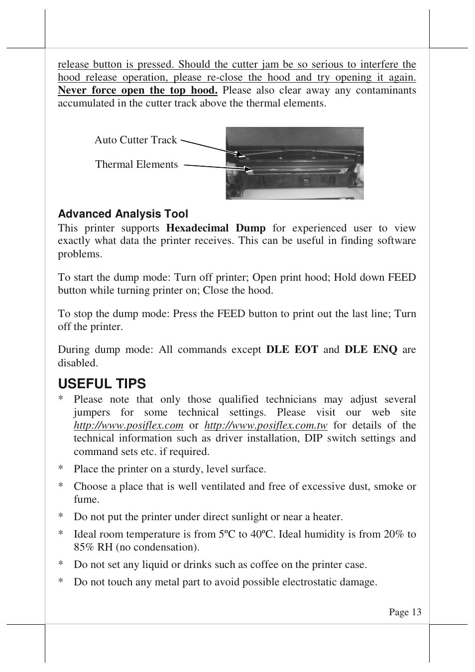 Useful tips | POSIFLEX Business Machines AURA 6800 User Manual | Page 13 / 20