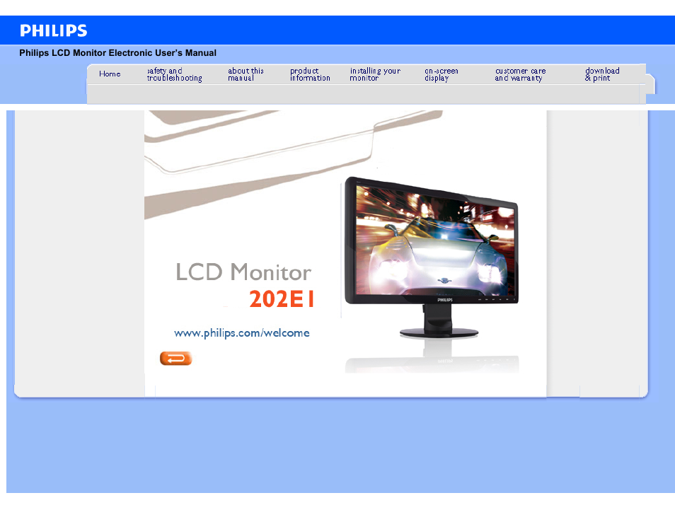 Philips 202EI User Manual | 73 pages