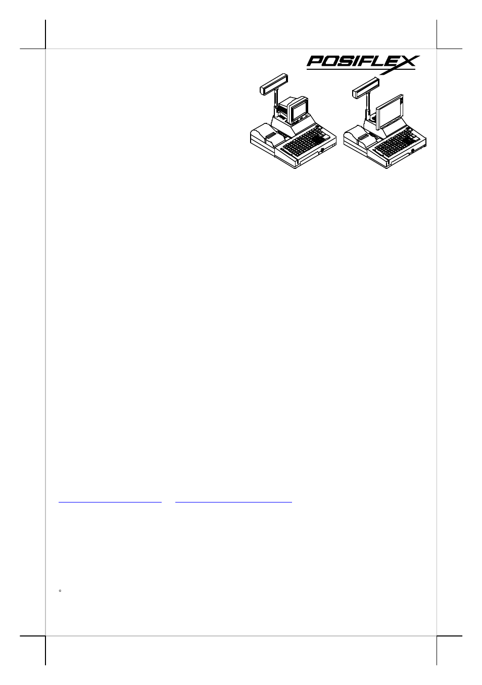 POSIFLEX Business Machines PST - 7700 User Manual | 20 pages