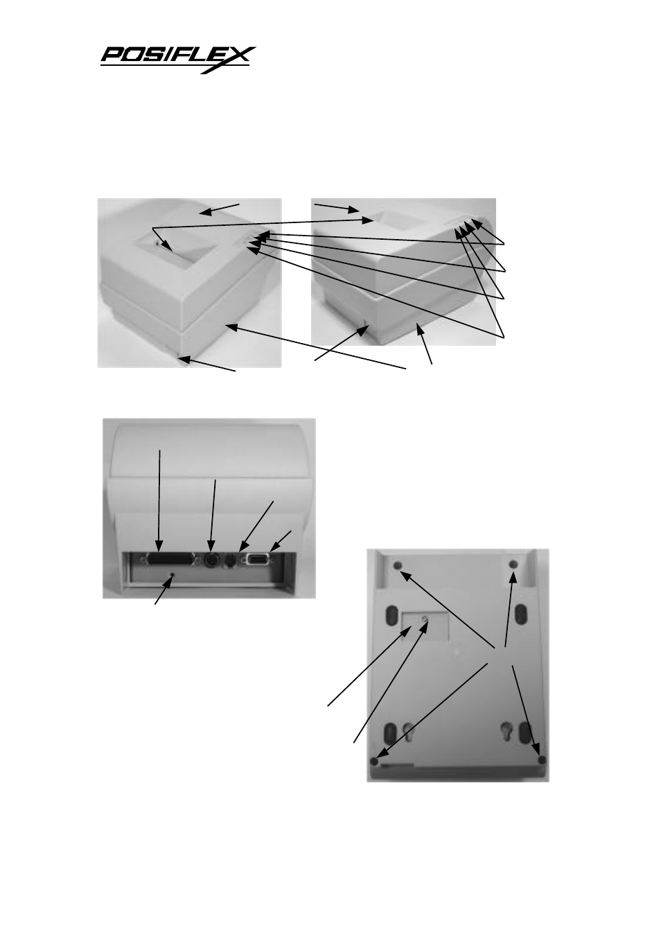 Main parts on the exterior | POSIFLEX Business Machines PP5600 SERIES User Manual | Page 10 / 26