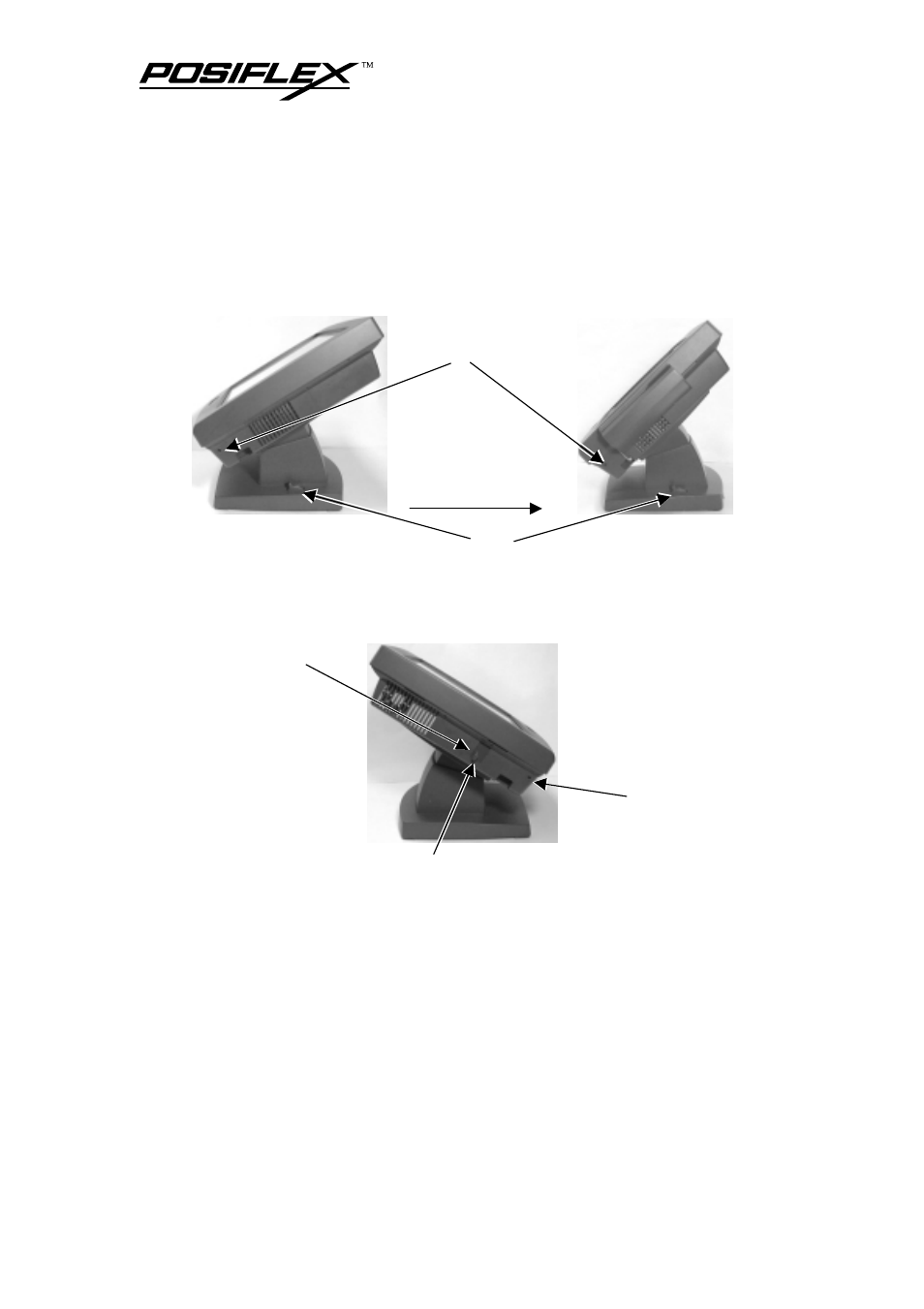 Side views, Right side view left side view | POSIFLEX Business Machines TP-6000 SERIES User Manual | Page 12 / 32