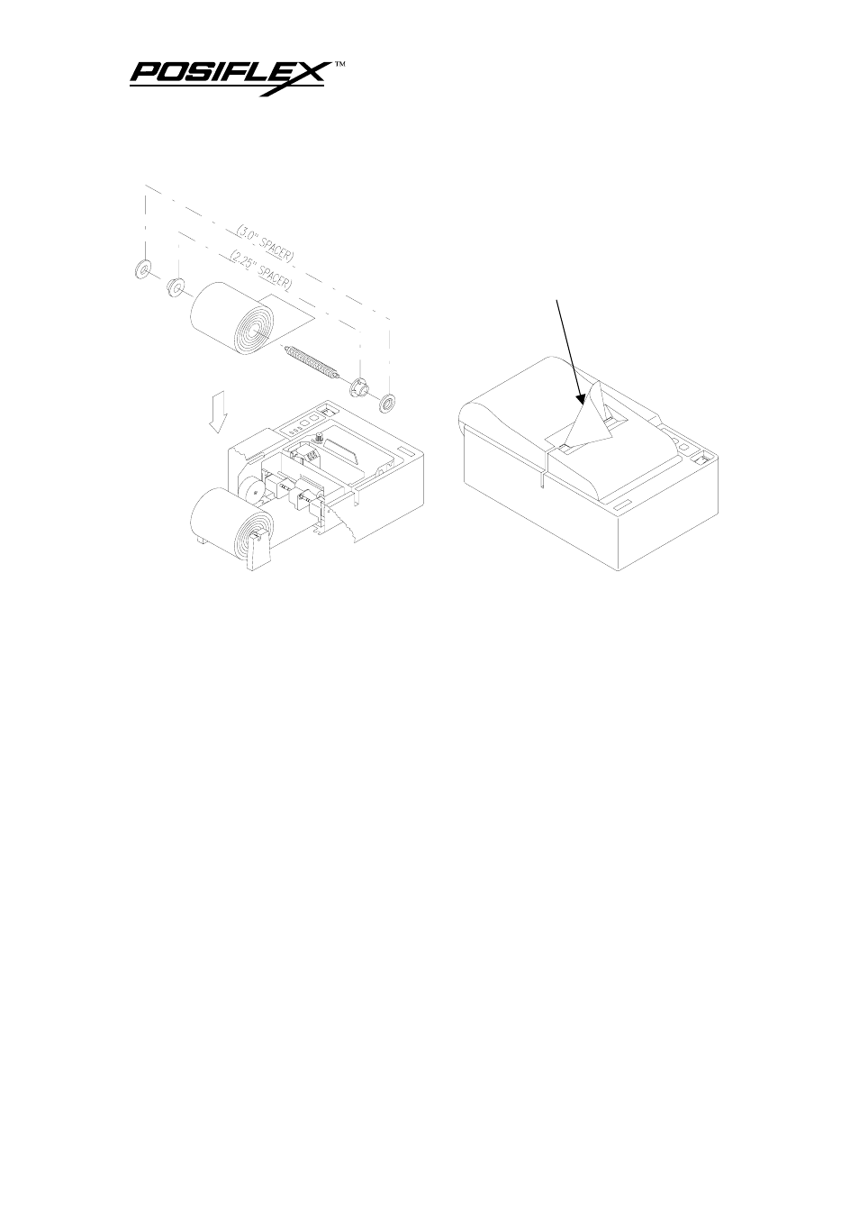 Removing the roll paper | POSIFLEX Business Machines PP3000 User Manual | Page 16 / 54