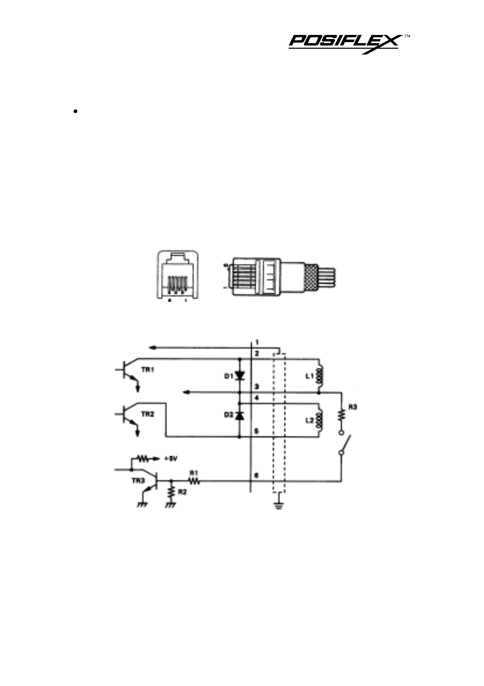 Peripheral unit drive circuit | POSIFLEX Business Machines PP3000 User Manual | Page 23 / 54