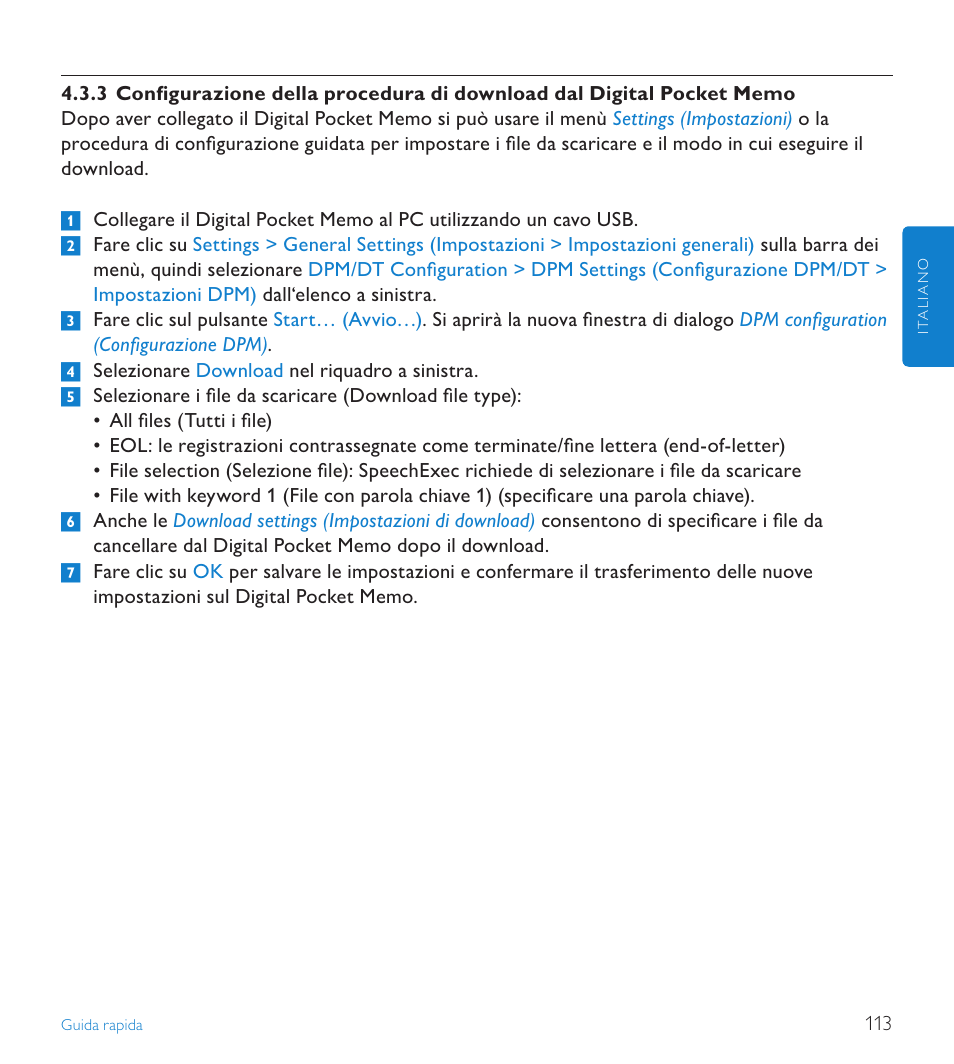 POSIFLEX Business Machines SPEECHEXEC 4.3 User Manual | Page 113 / 184