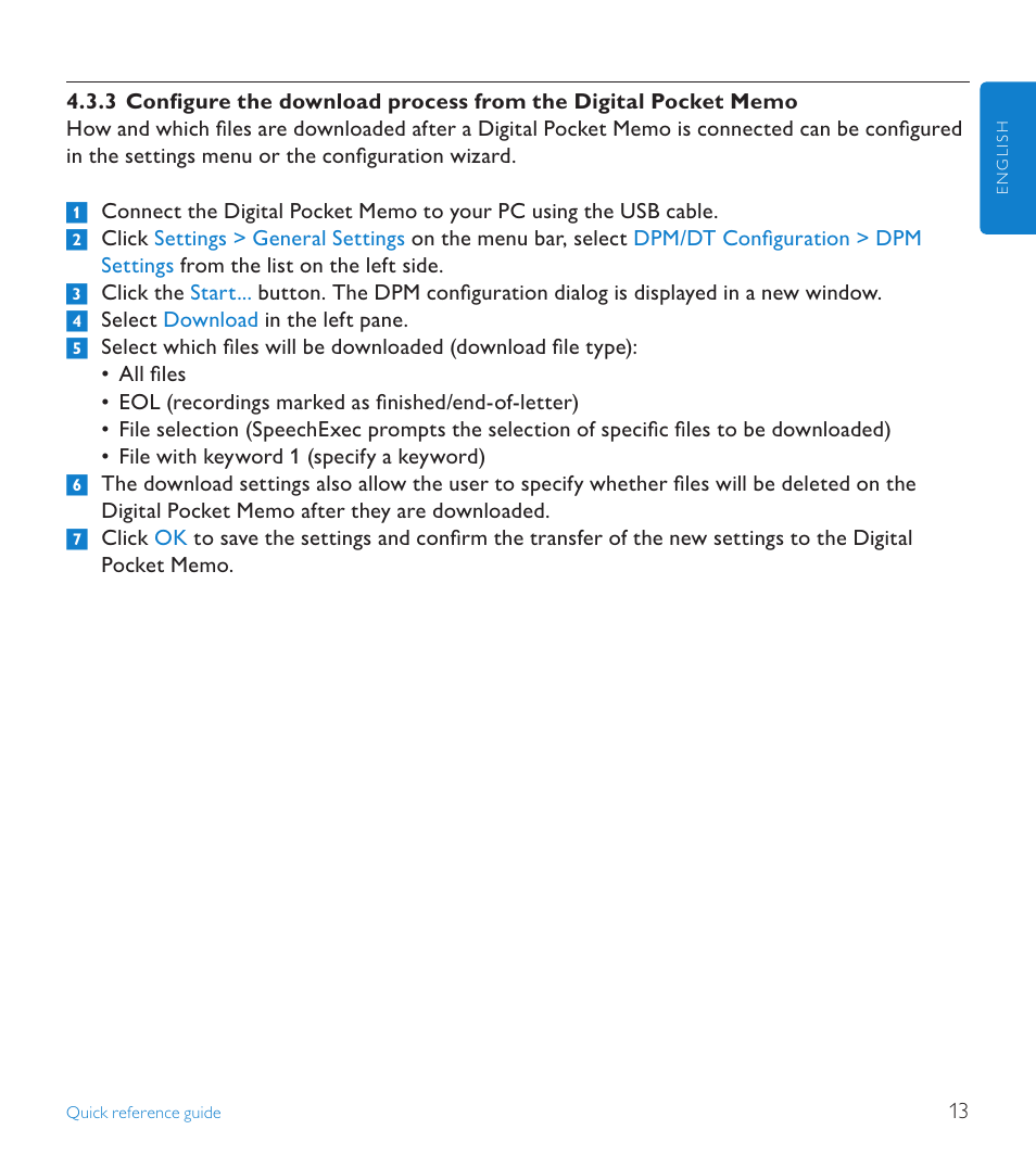 POSIFLEX Business Machines SPEECHEXEC 4.3 User Manual | Page 13 / 184