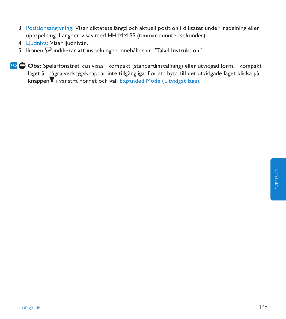 POSIFLEX Business Machines SPEECHEXEC 4.3 User Manual | Page 149 / 184