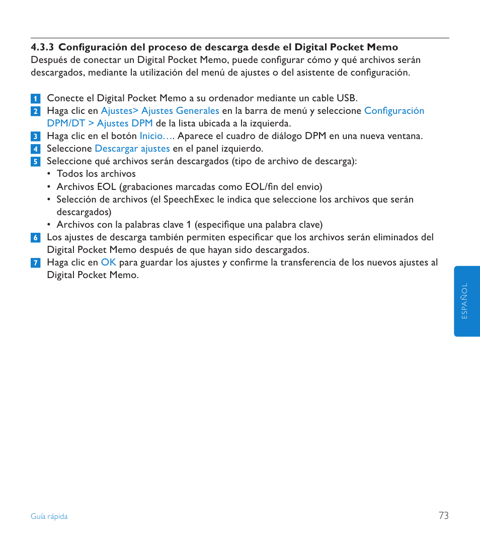 POSIFLEX Business Machines SPEECHEXEC 4.3 User Manual | Page 73 / 184